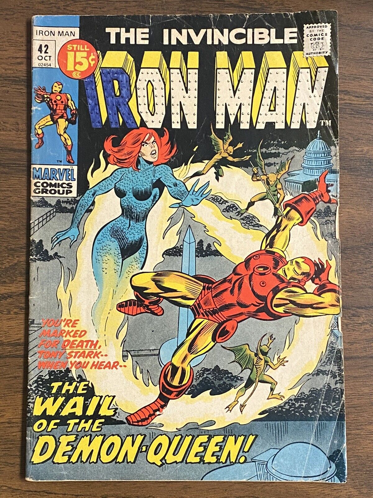 The Invincible Iron Man # 42  The Wail Of The Demon Queen   Marvel Comics