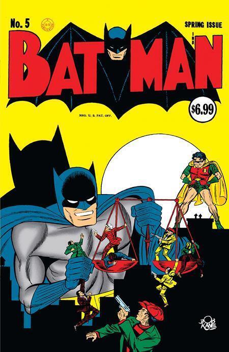 Batman #5 Facsimile Edition Cvr A Bob Kane DC Comics Comic Book