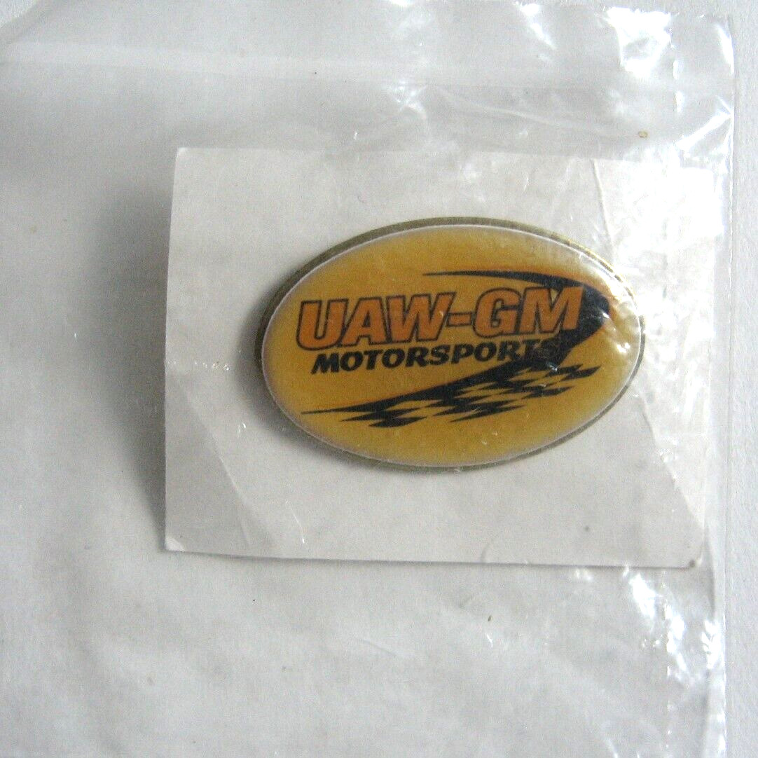 UAW-GM Motorsports Lapel Pin Racing New in Bag
