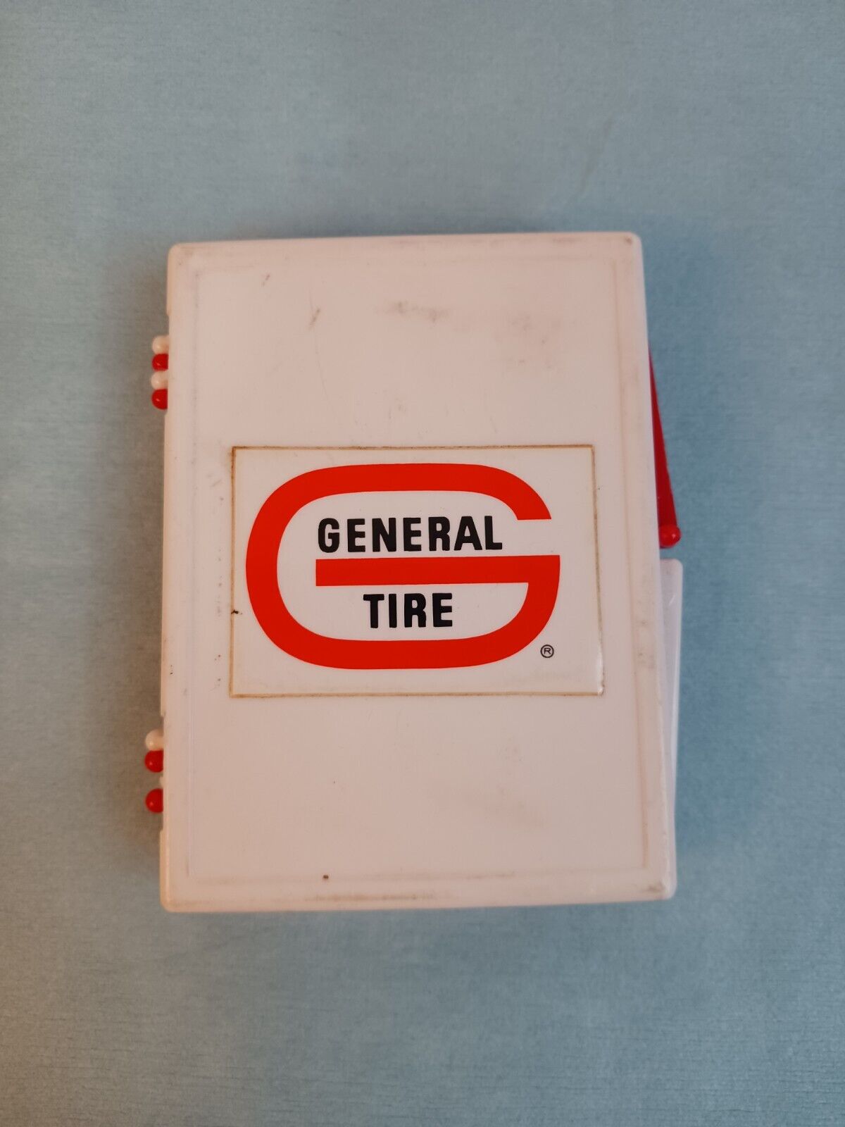 General Tire Vintage First Aid Kit Broken Lid Used