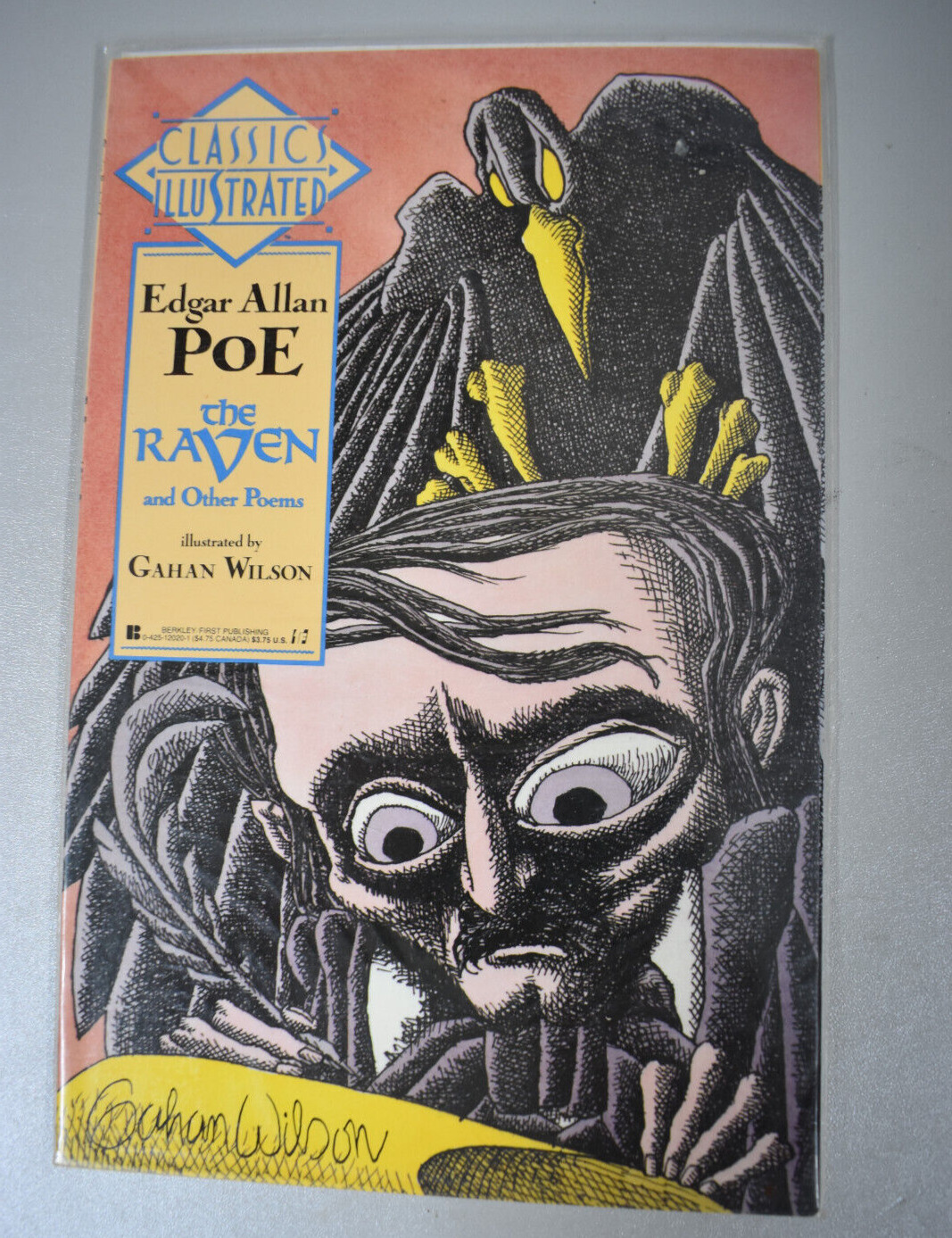 CLASSICS ILLUSTRATED Edgar Allan Poe THE RAVEN GRAHAM WILSON ART NM