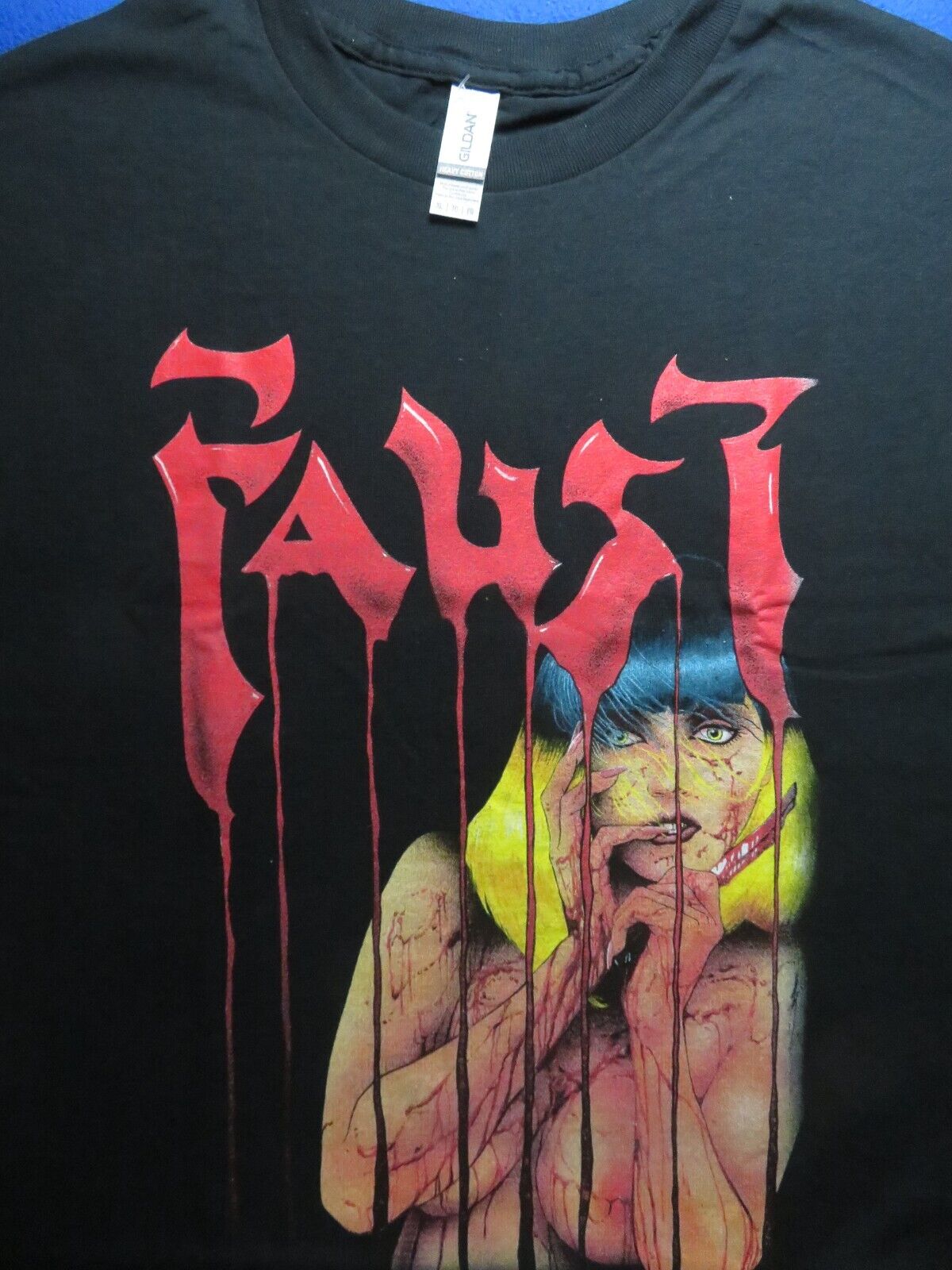 FAUST LOVE OF THE DAMNED  ACT 2  BLACK  X- LARGE SHIRT   REBEL STUDIOS