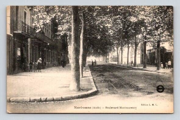CPA Narbonne (Aude) Boulevard Montmorency - France Postcard