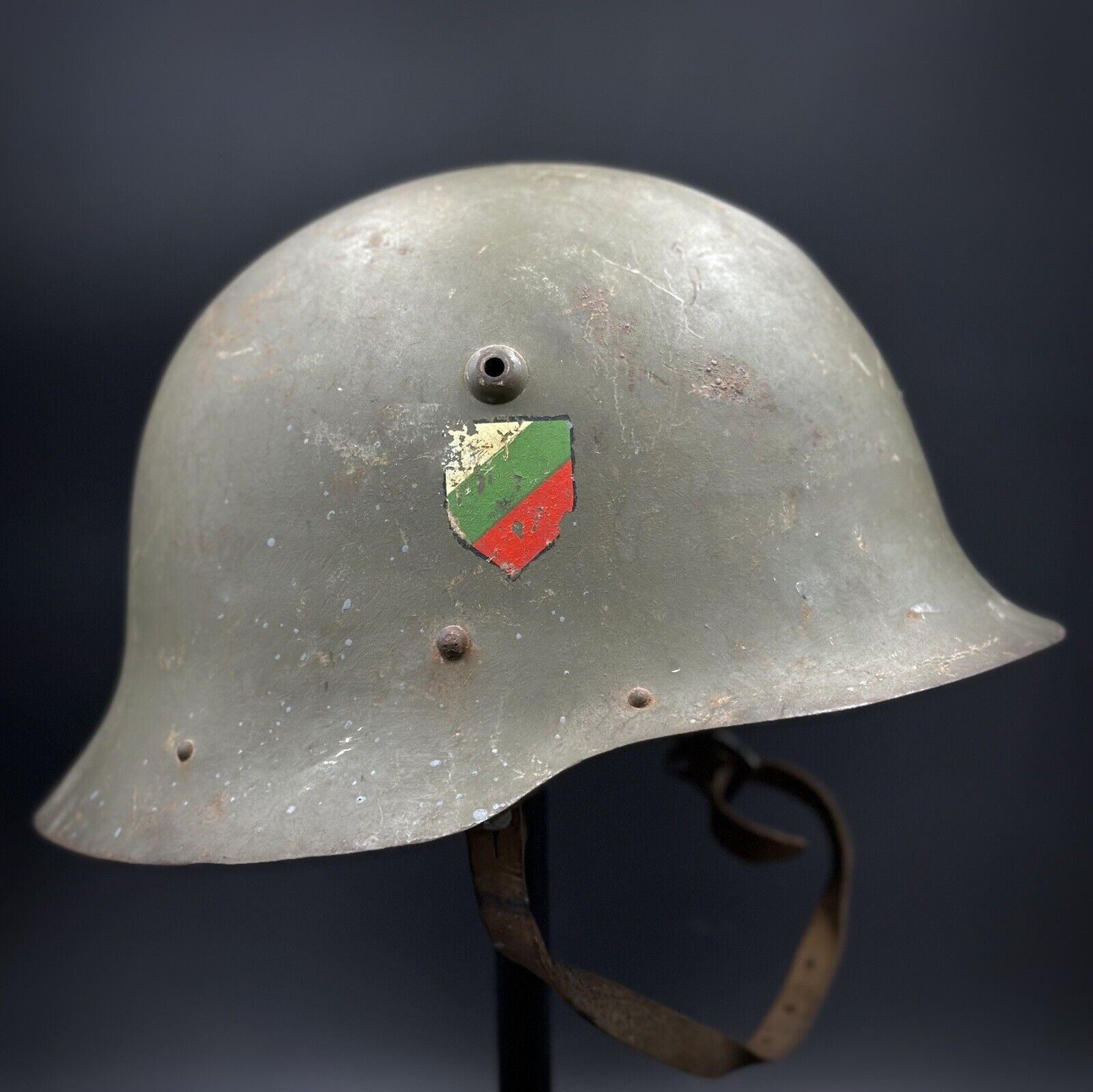 WW2 Bulgarian Helmet M36 Type C With Decal Compete