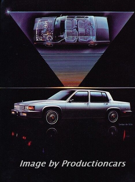 1985 Cadillac Sedan deVille 2-page Original Advertisement Print Art Car Ad J720