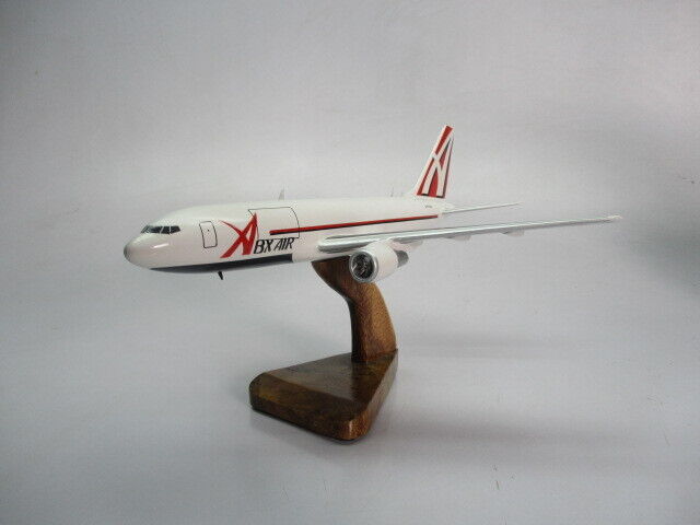 B767 ABX Air Int'l Airplane Desktop Kiln Dried Mahogany Wood Model Regular New