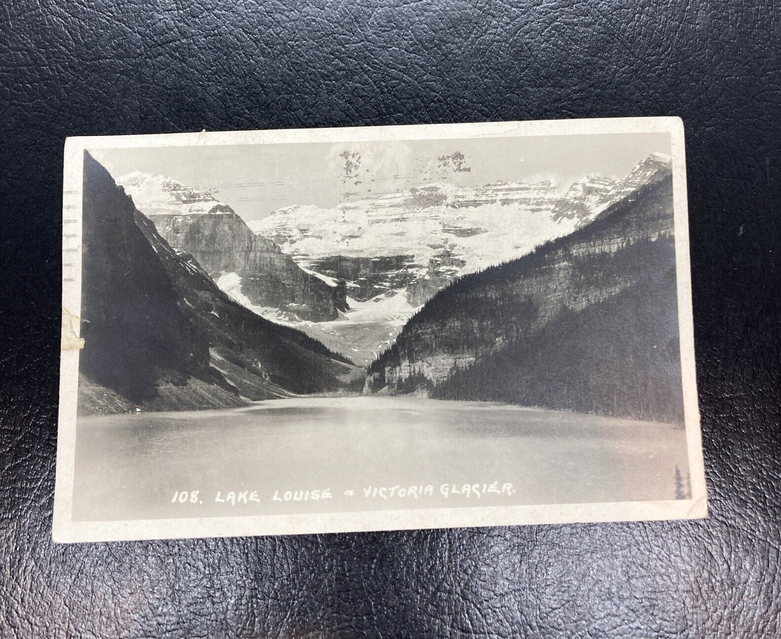 RPPC Vintage Postcard - Lake Louise Canada Posted1923 - Real Photo As Is