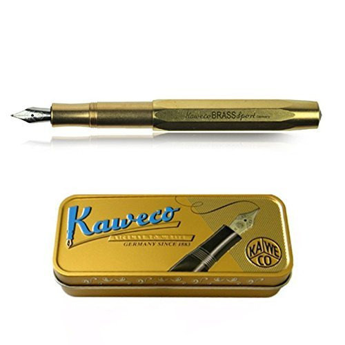 Kaweco Sport Fountain Pen Brass Nib: EF