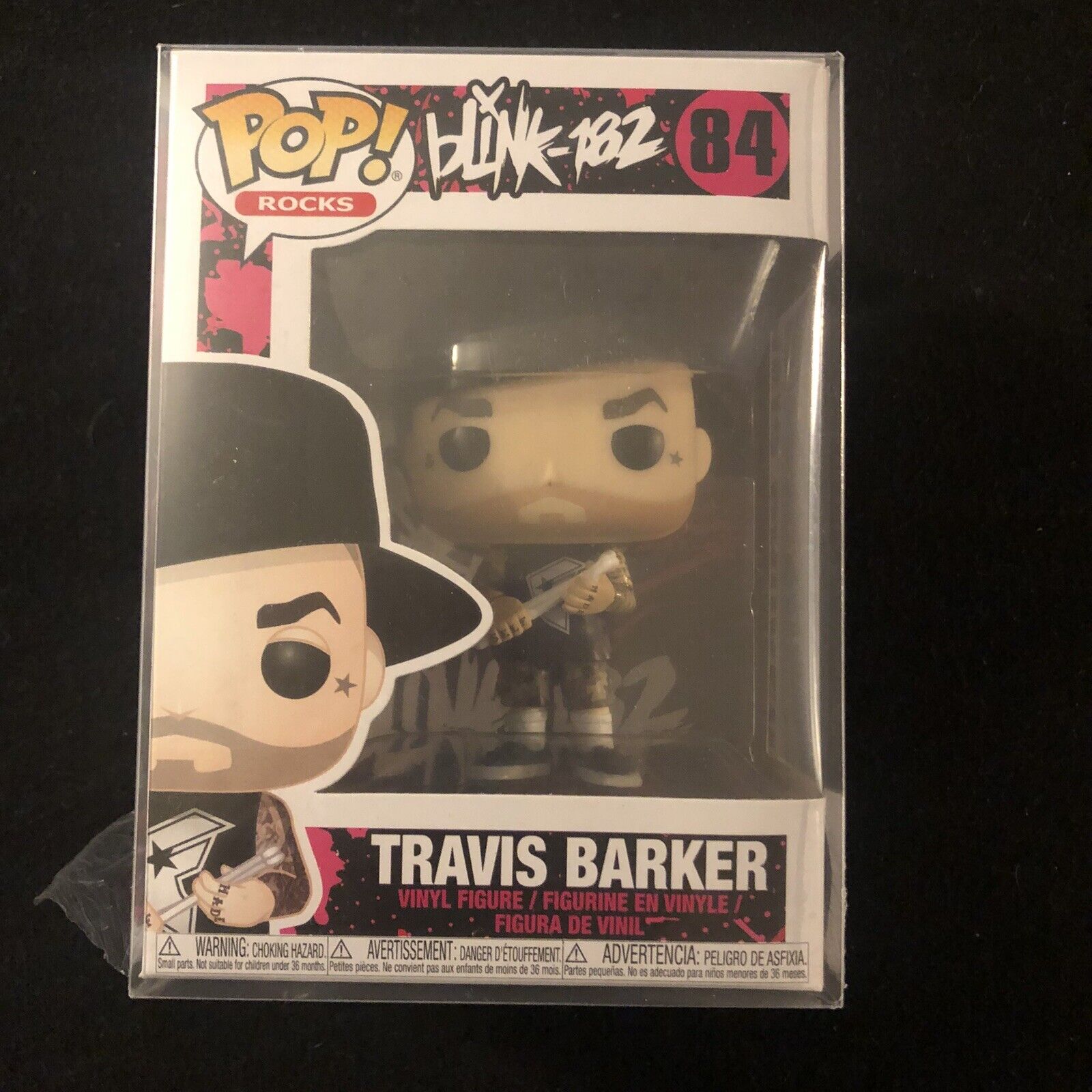 Funko Pop Rocks #84 - Blink-182  Travis Barker (New w/ Protector) [VAULTED]