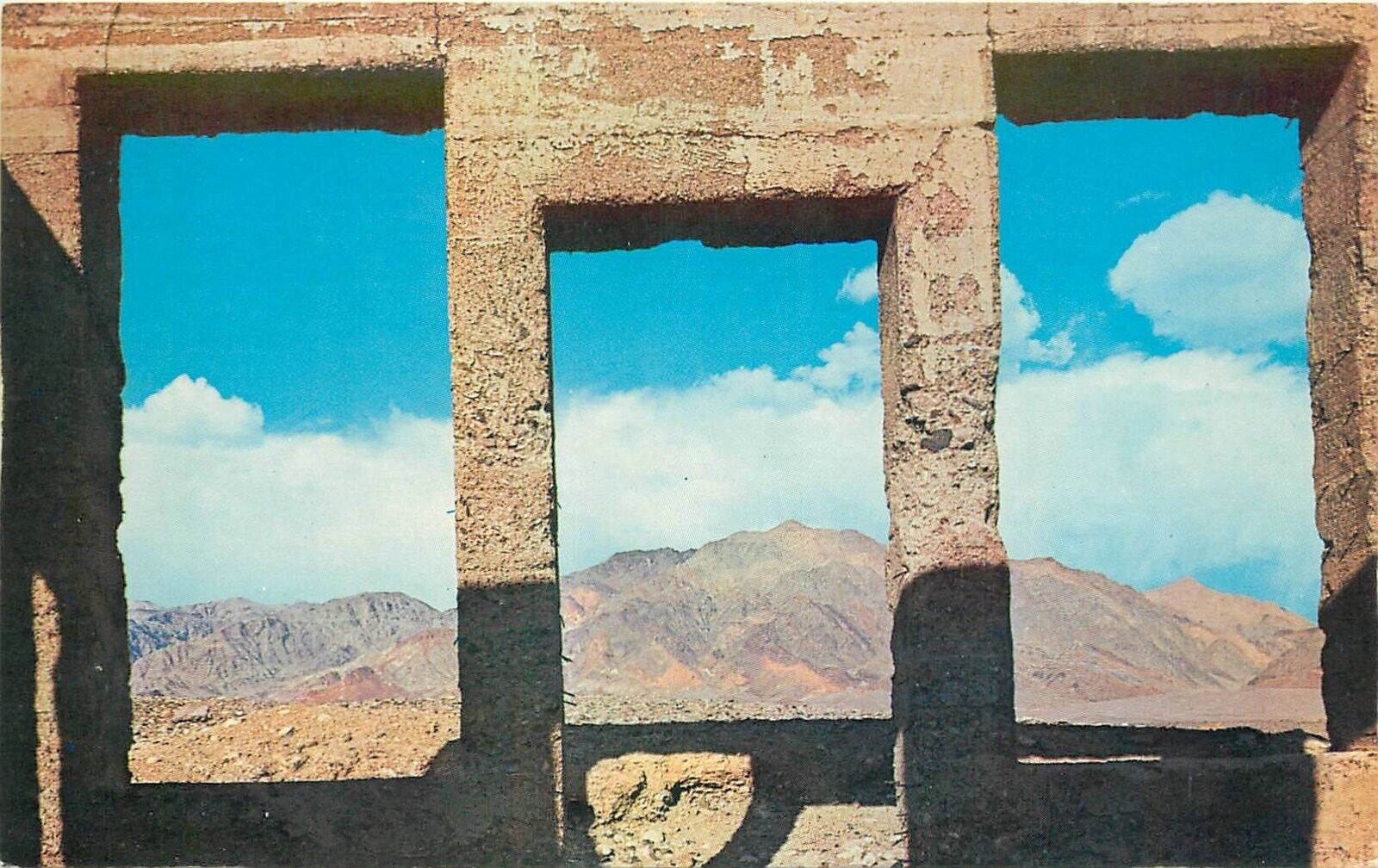 Postcard 1950s California Death Valley Ashfork mining monument CA24-2232