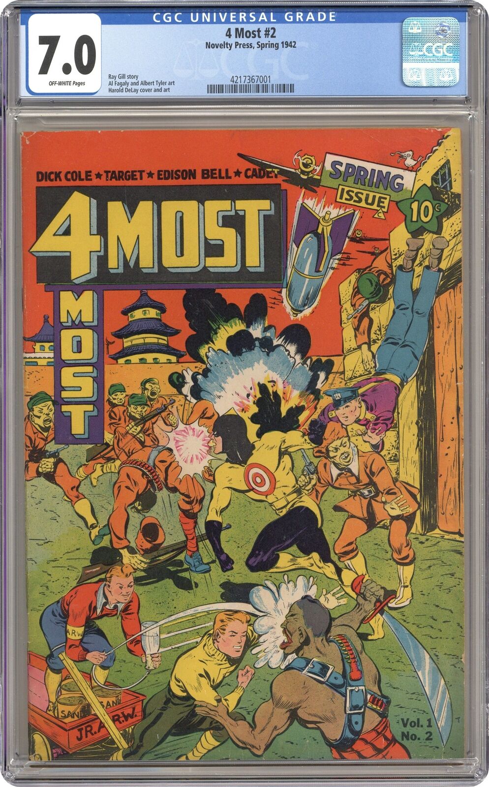 4Most Vol. 1 Four Most #2 CGC 7.0 1942 4217367001