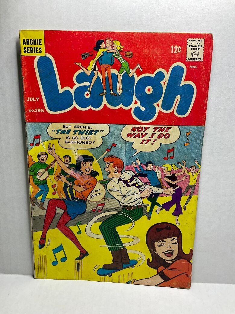 Laugh Comic Book (Issue #196) Archie Series (Silver Age) 12 Cent Comic
