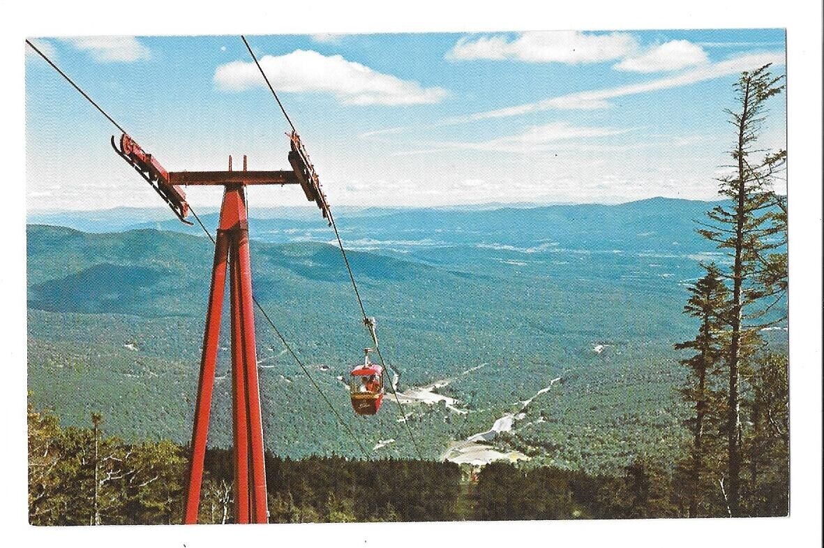 Stowe, Vermont Gondola Lift Mt. Mansfield Unused Chrome Postcard