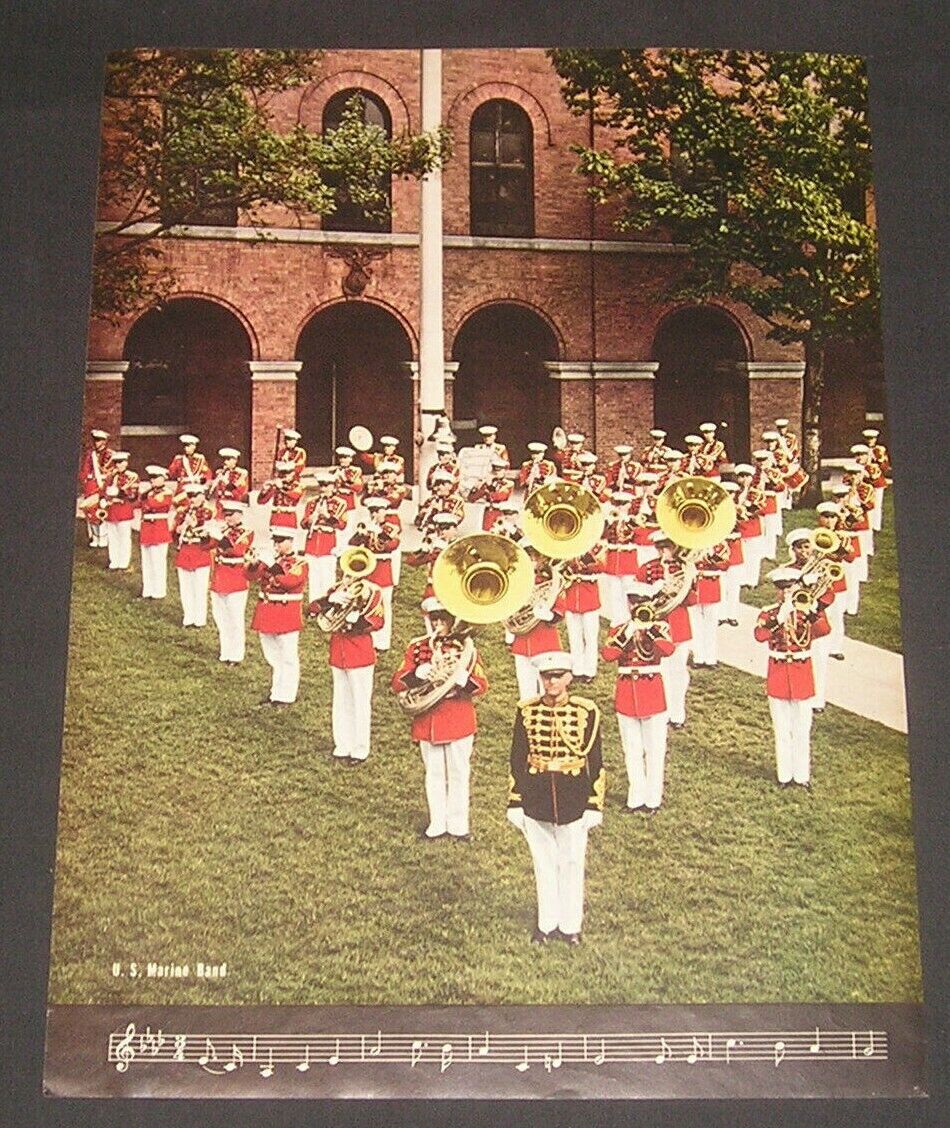 1942 US Marine Band, Magazine Photo Page, America\'s Oldest Military Band