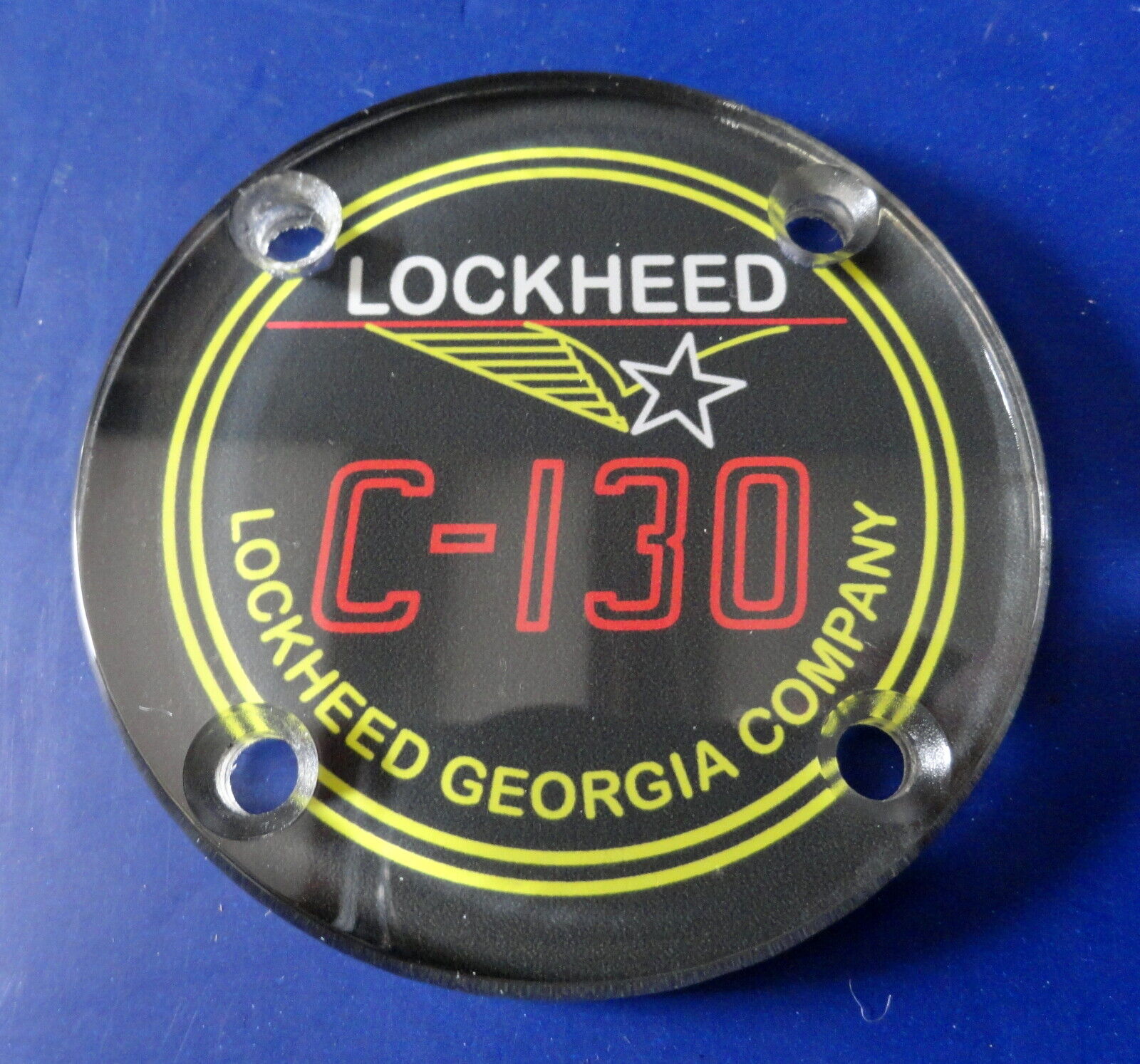 LOCKHEED C-130 E&H PILOT CONTROL WHEEL CAP