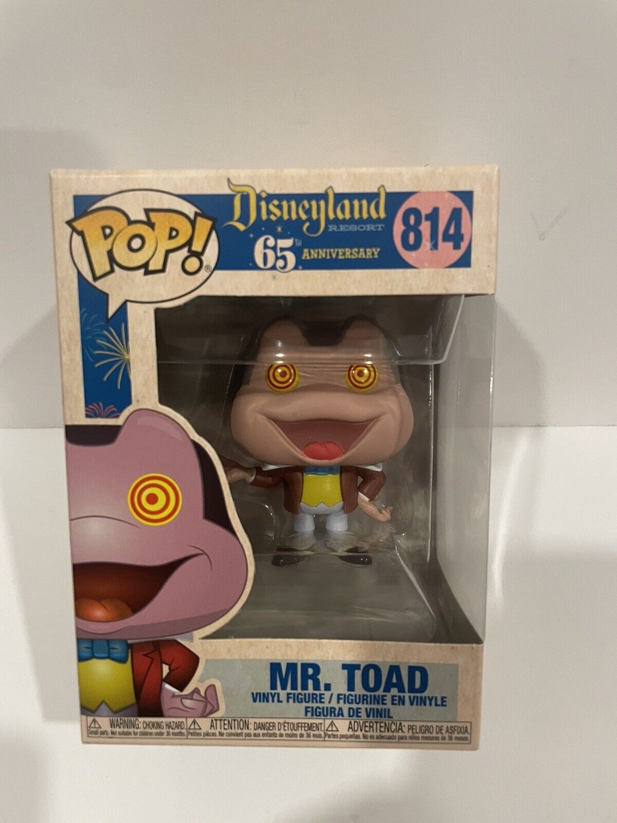 Funko Pop Disneyland Resort 65th Anniversary #814 Mr. Toad - 