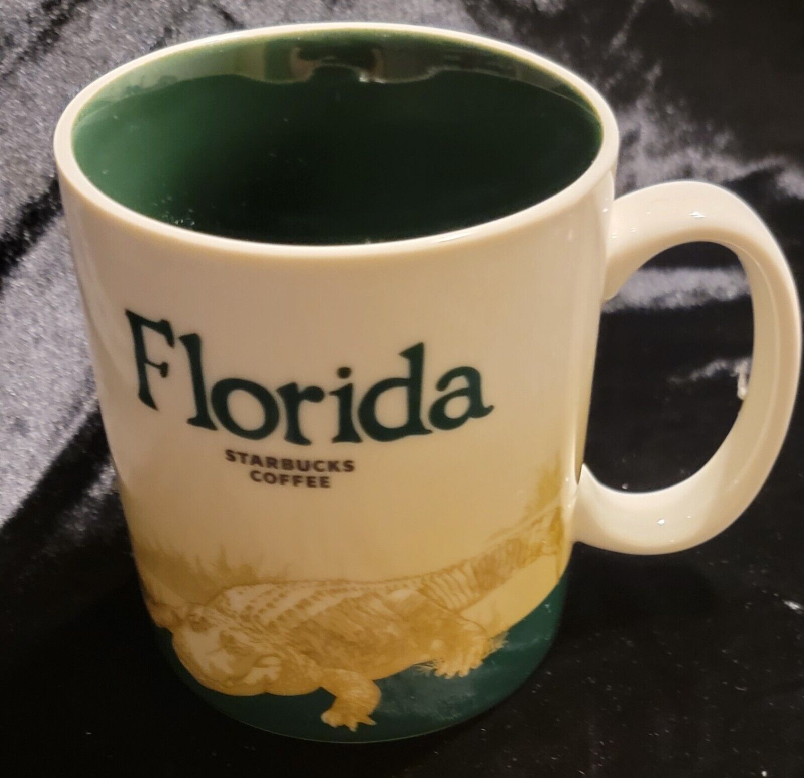 Starbucks Florida Mug Collector Series 16 oz 2011 Alligator Tropical Gator