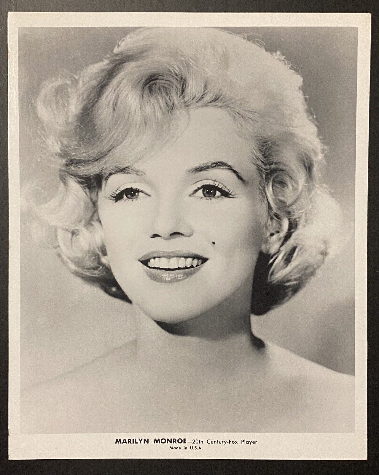 1959 Marilyn Monroe Original Photo Publicity Glamour Headshot Let’s Make Love