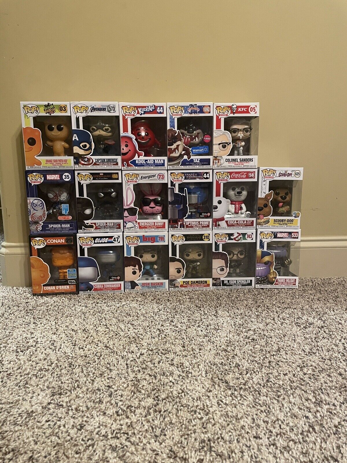 funko pop bulk lot all new in boxes   17 total