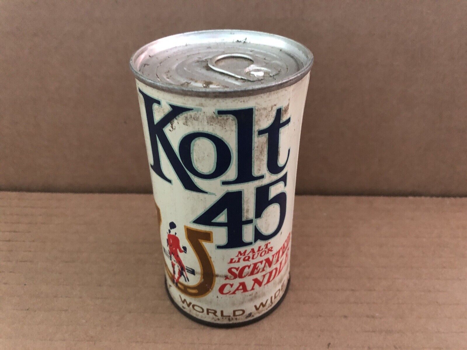 Vintage KOLT 45 Beer Can Malt Liquor Scented Candle