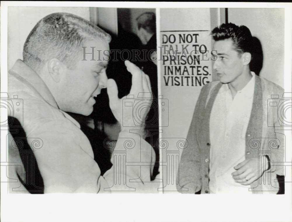 1963 Press Photo Thomas Keating, Jospeh Sorce, Frank Sinatra Jr. kidnap suspects