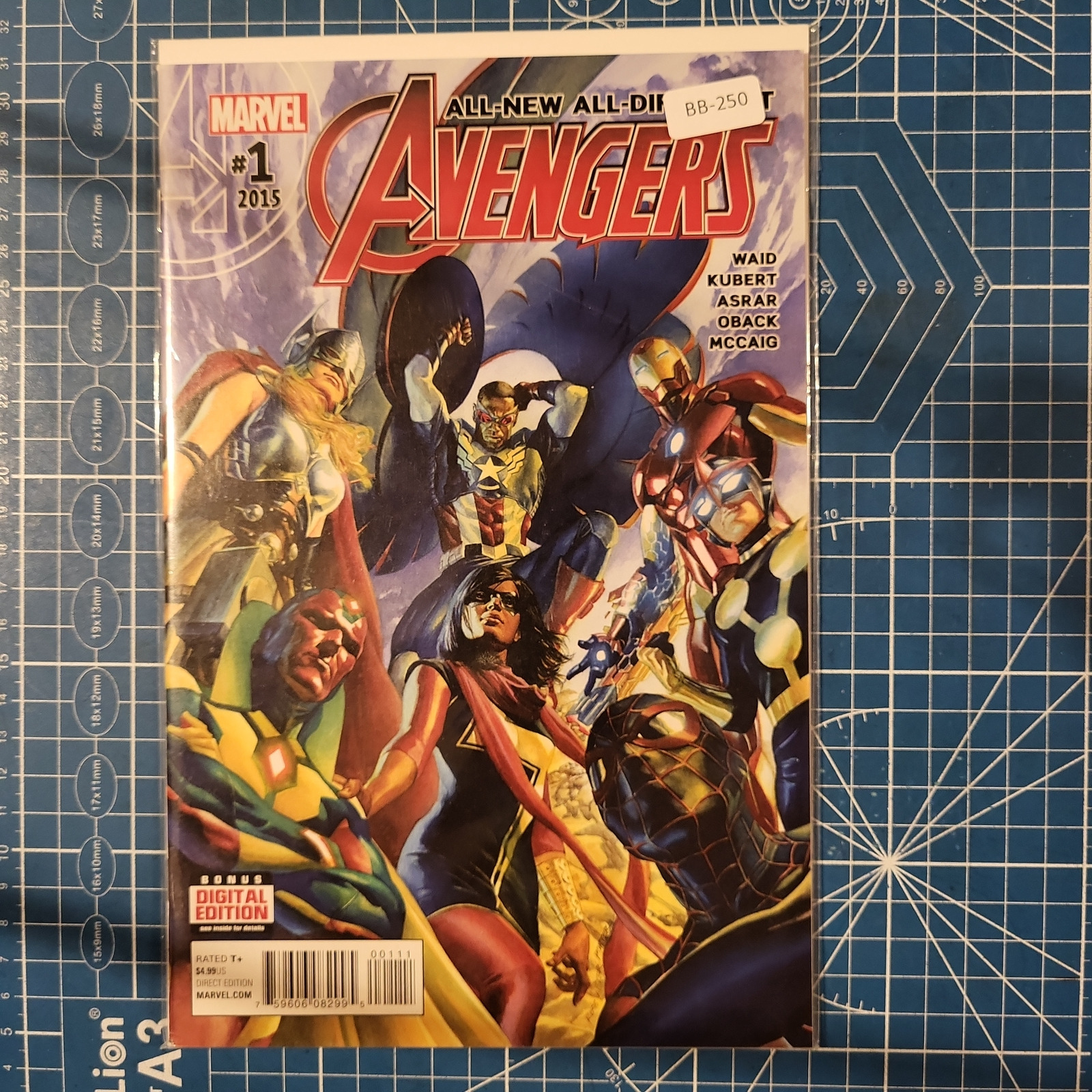 ALL-NEW, ALL-DIFFERENT AVENGERS #1 8.0+ 1ST APP MARVEL COMIC BOOK BB-250