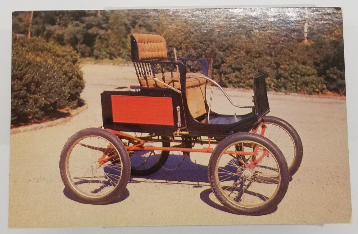 Postcard 1899 Locomobile Steam Stanhope Antique Car Auto Unposted