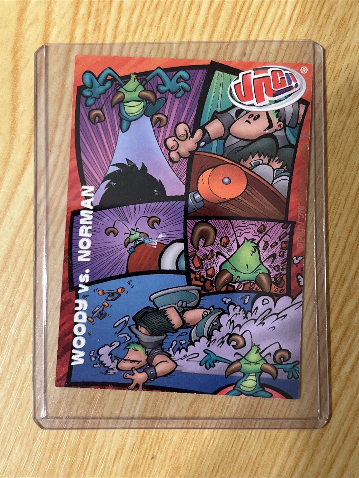 JNCO Cards (Super Rare) 1997 The True Stories Of Flamehead #28 Woody&Norman