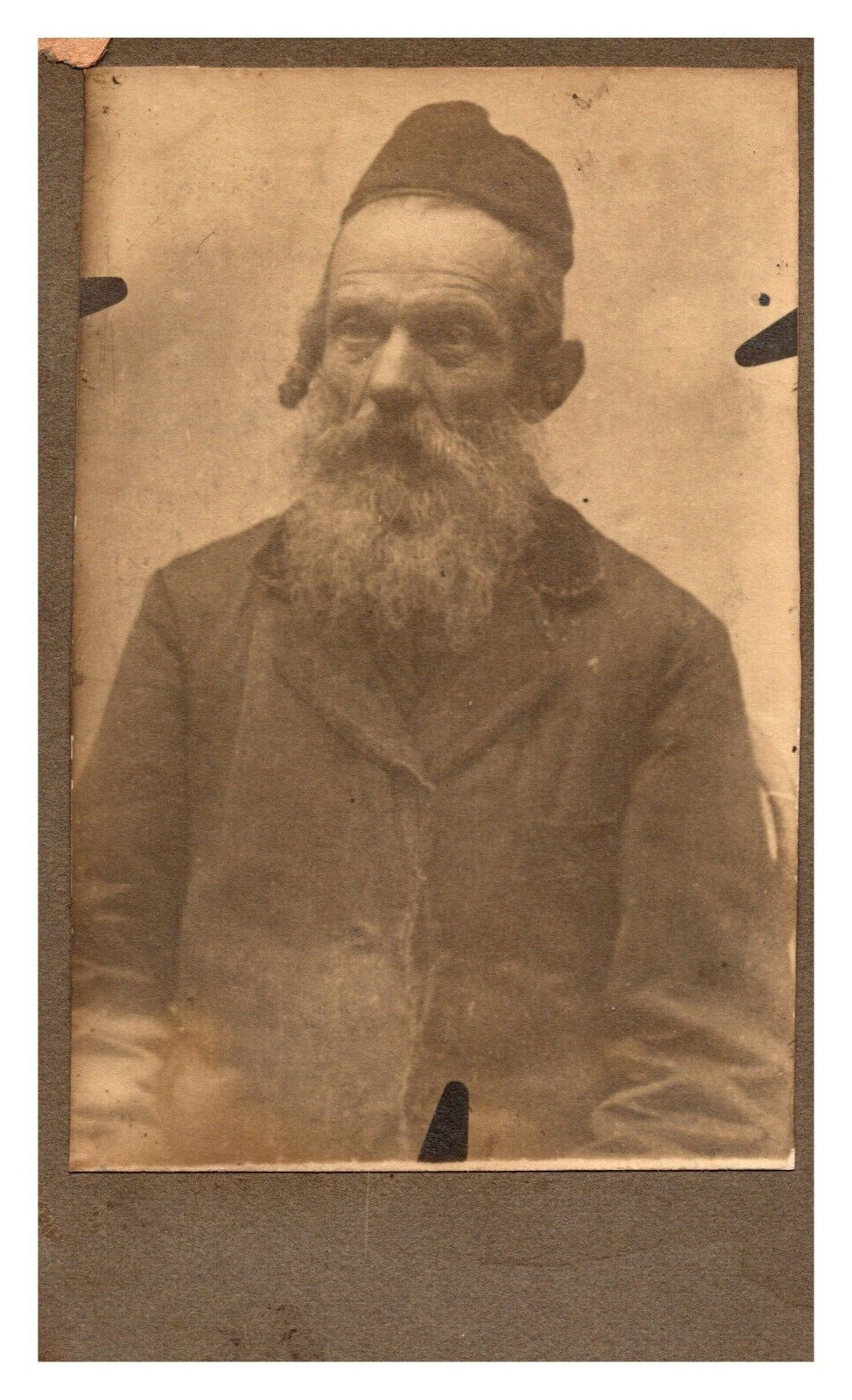 Vintage 1890's Mini Cabinet Card CDV Portrait Victorian Man with beard