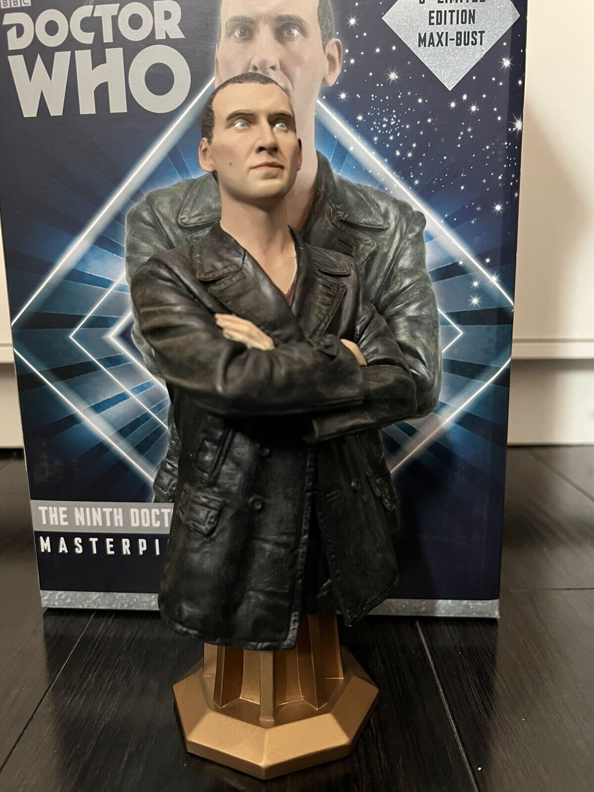 Titan Doctor Who 9th Doctor Maxi Bust Bust Is Mint.  Christopher Eccleston