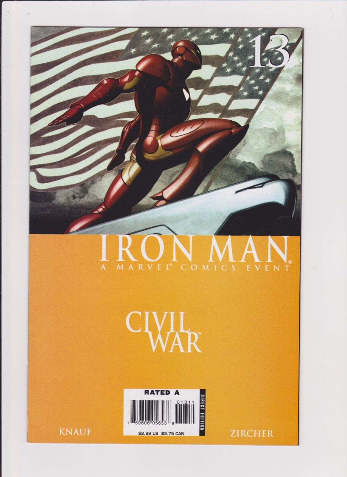 Invincible Iron Man (2005) #13 Civil War ⚡⚡SEE LARGE SCANS⚡⚡