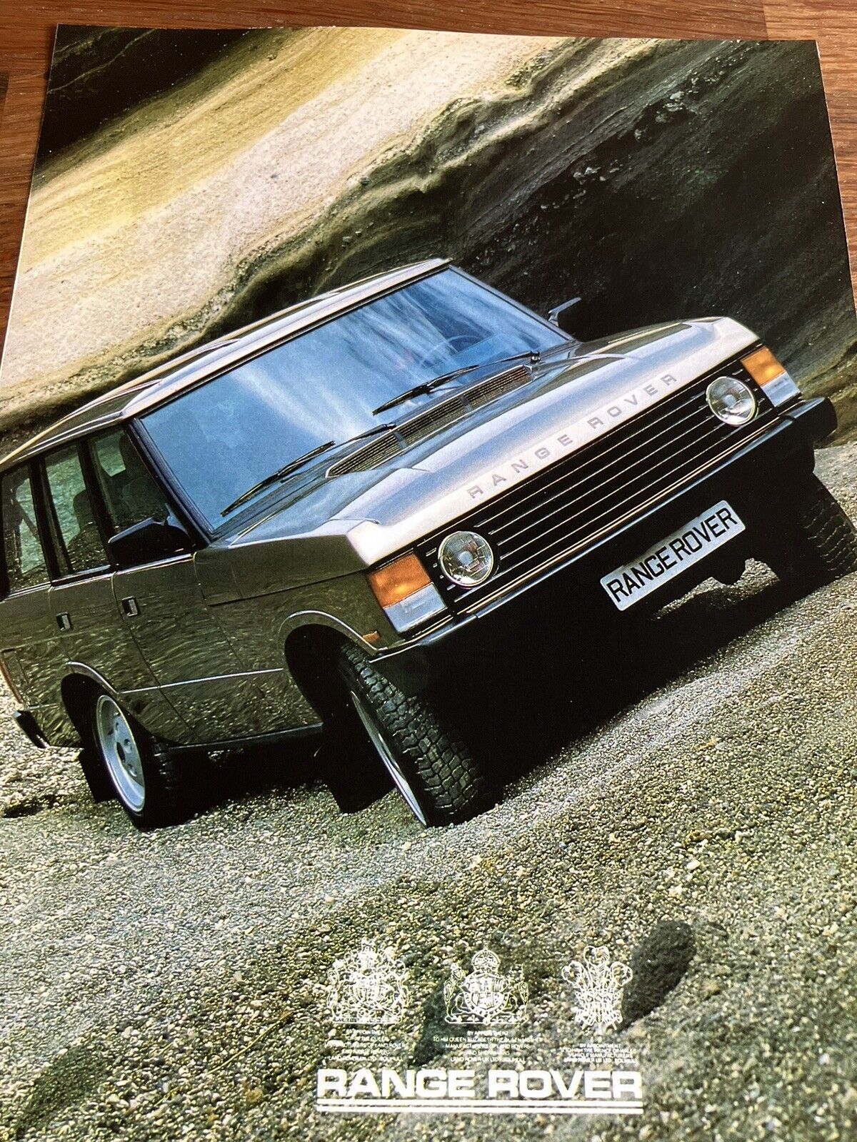 Classic 1987 Range Rover  Magazine Advert Poster Print Man Cave Wall Art Retro