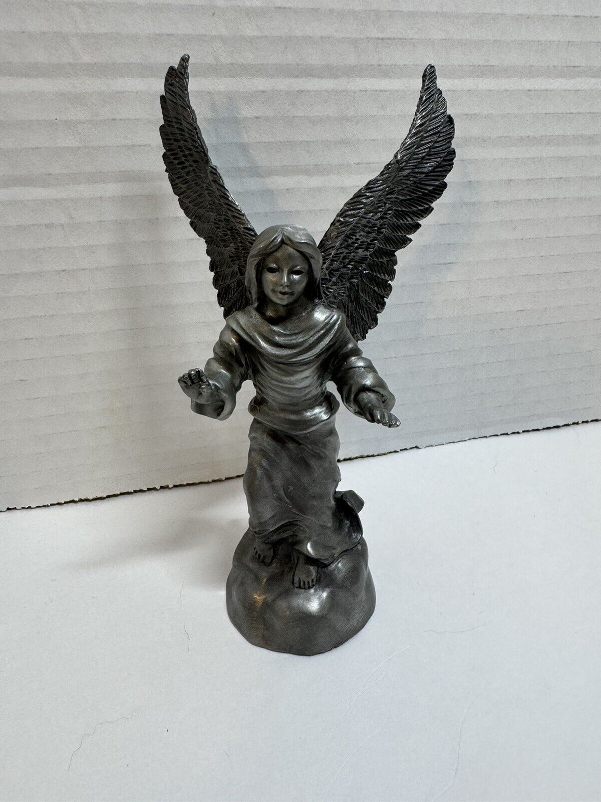 Lenox ANGEL OF PEACE Pewter Figurine Kirk Stieff SKU# 6032510  6”