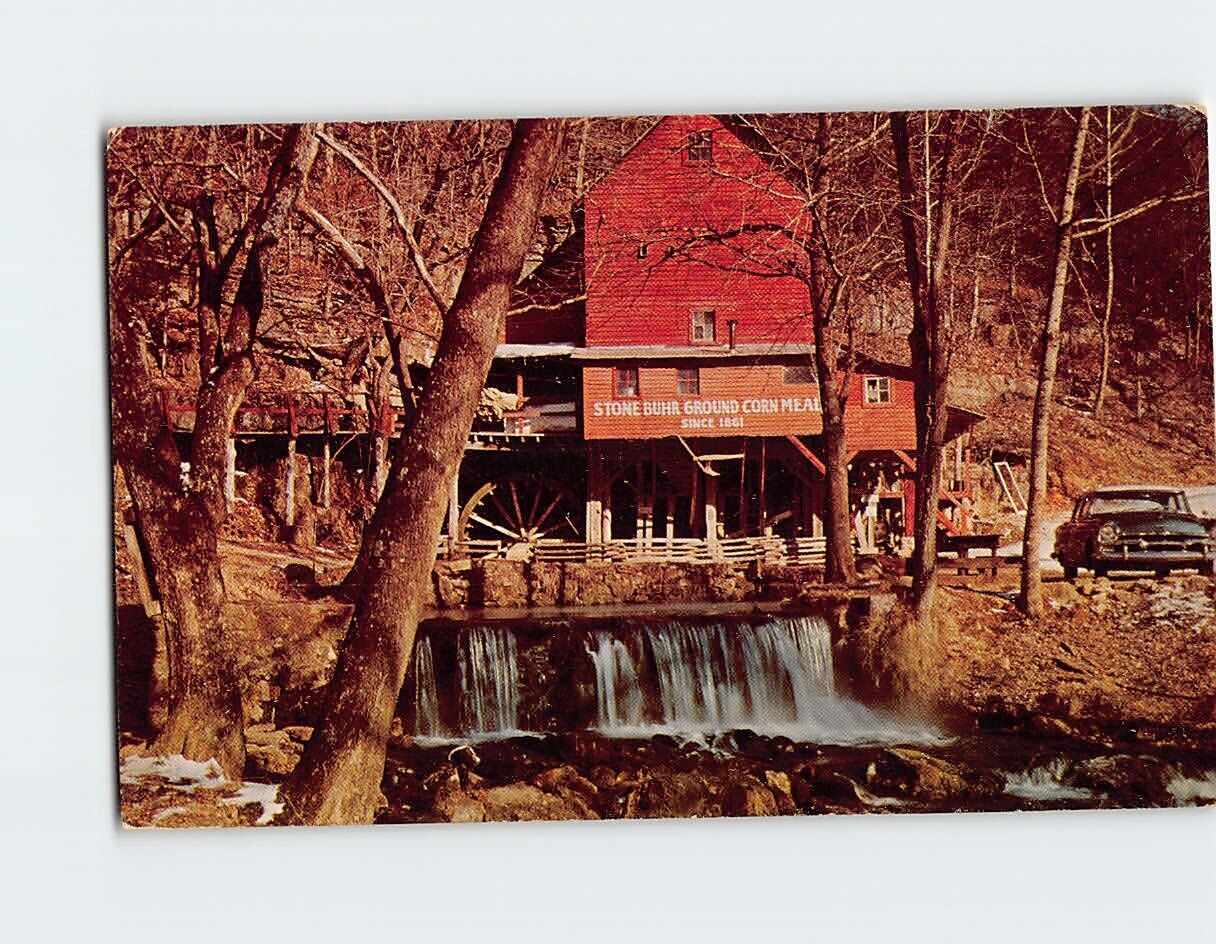 Postcard The Aid-Hodgson Water Mill Sycamore Missouri USA