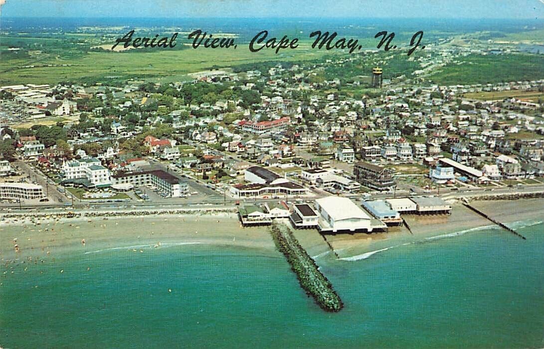 Postcard Air View Cape May New Jersey NJ