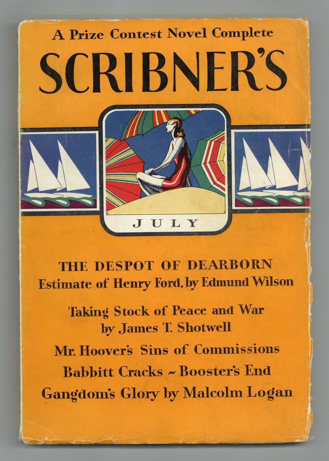Scribner's Magazine Jul 1931 Vol. 90 #1 VG 4.0