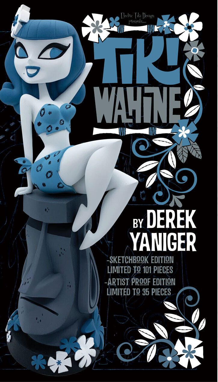 SALE Electric Tiki-Derek Yaniger's Tiki Wahine statue -Sketchbook ed.-16 left