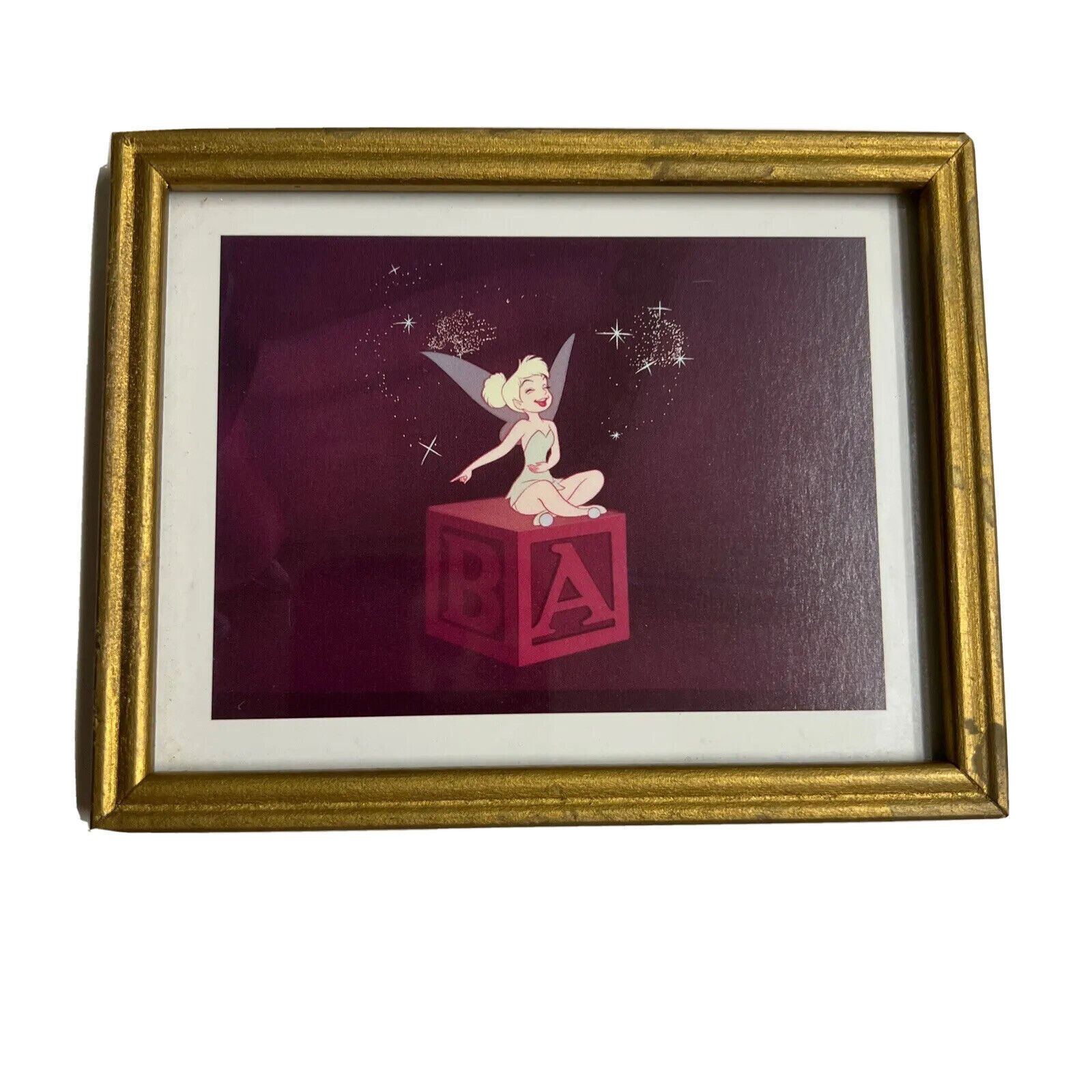 Disney Tinkerbell Miniature Picture In Frame - Peter Pan