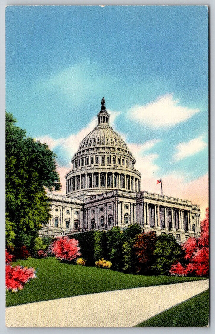 U.S Capitol Washington DC Postcard Chrome