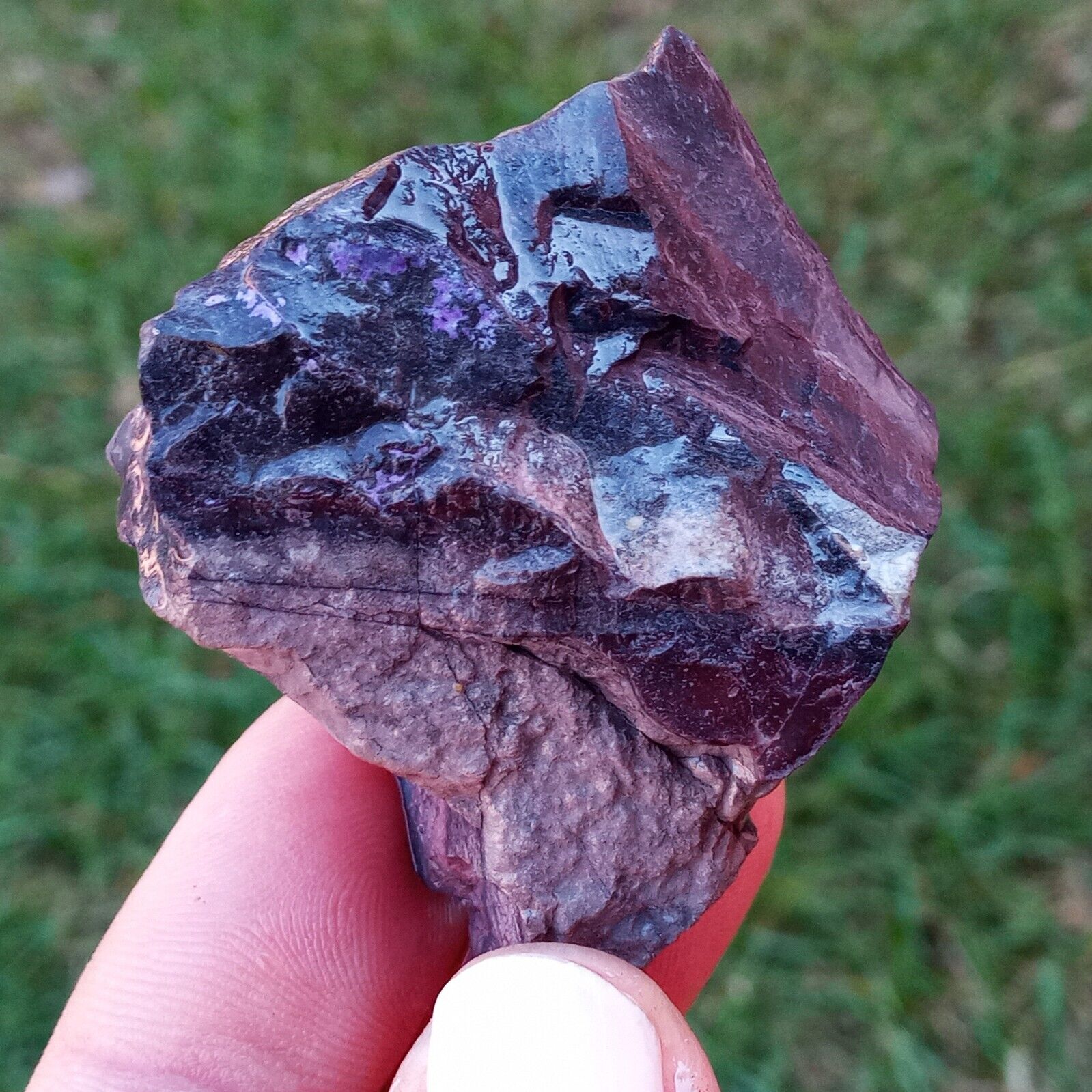 Sugilite in Manganese Ore Matrix - Wessels Mine, South Africa 73g