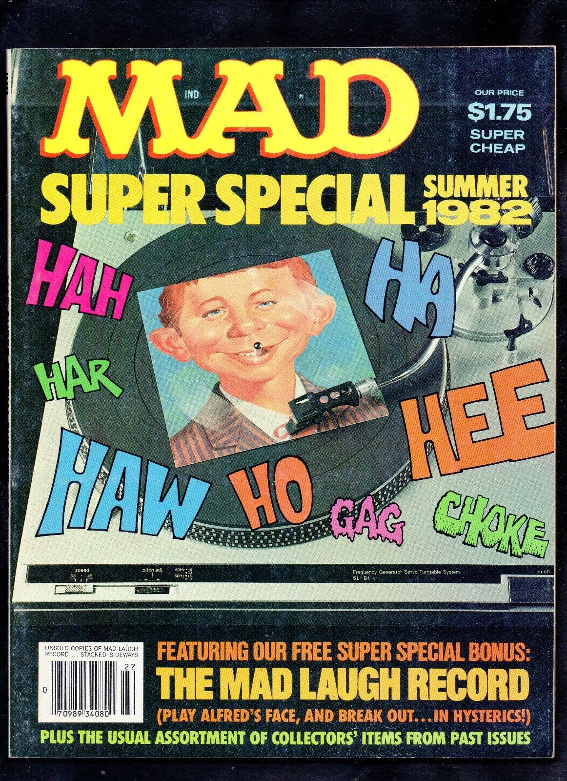 MAD SUPER SPECIAL #39 FINE  (INCLUDES ATTACHED RECORD INSERT) 1982 EC 