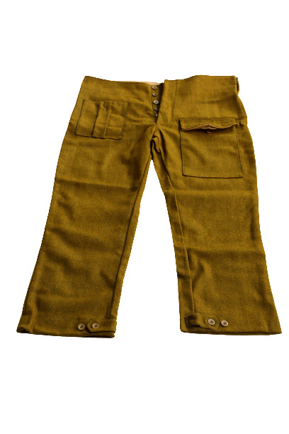 Repro WW2 British Army 37 Pattern Battle Uniform Trousers Khaki Color (32 Inch)