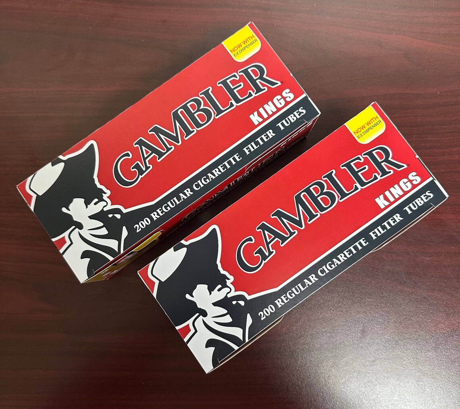 Gambler Regular King Size Cigarette Tubes ~2 Packs