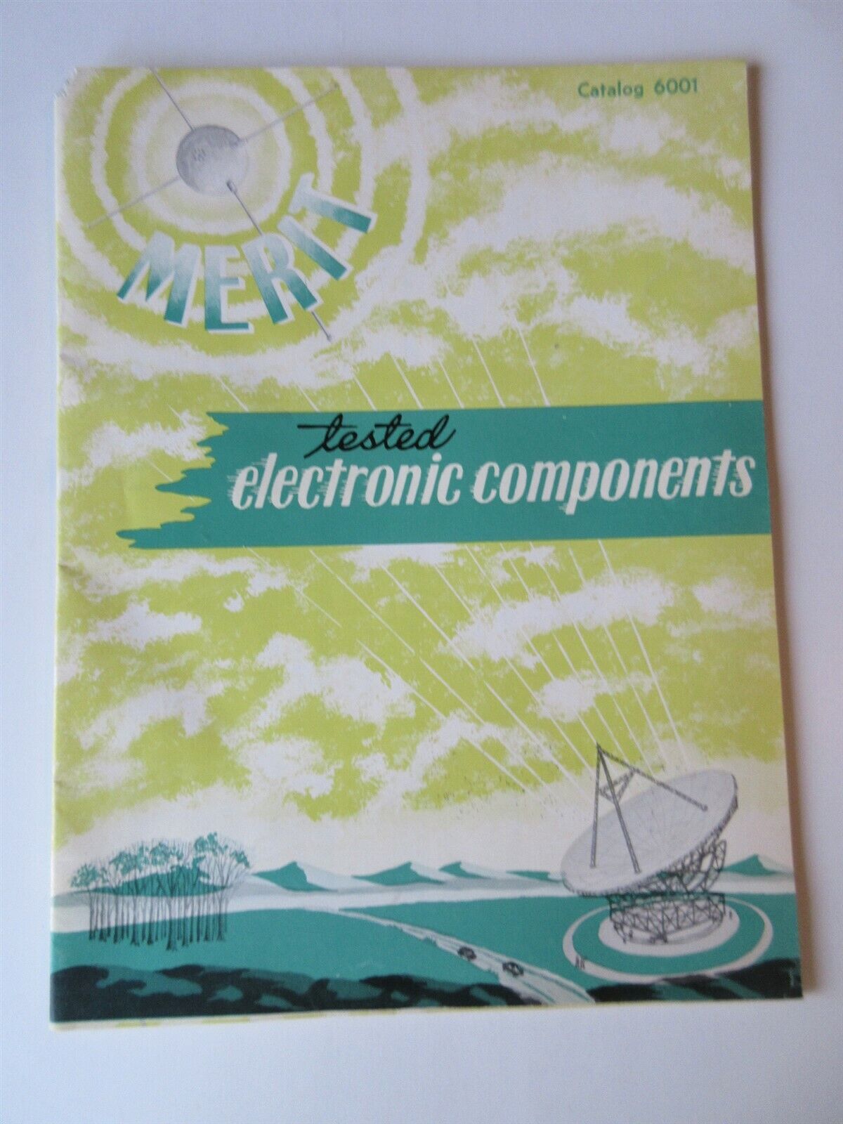 VINTAGE MERIT TESTED ELECTRONIC COMPONENTS CATALOG 6001 c1960\'s