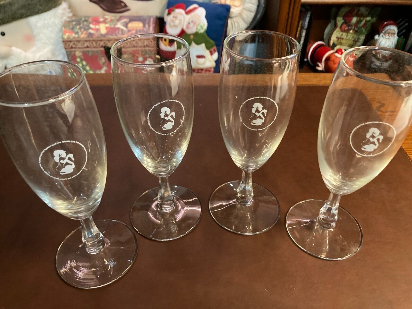 Vintage Playboy Champagne Glasses from the Chicago Playboy Club - Very Rare
