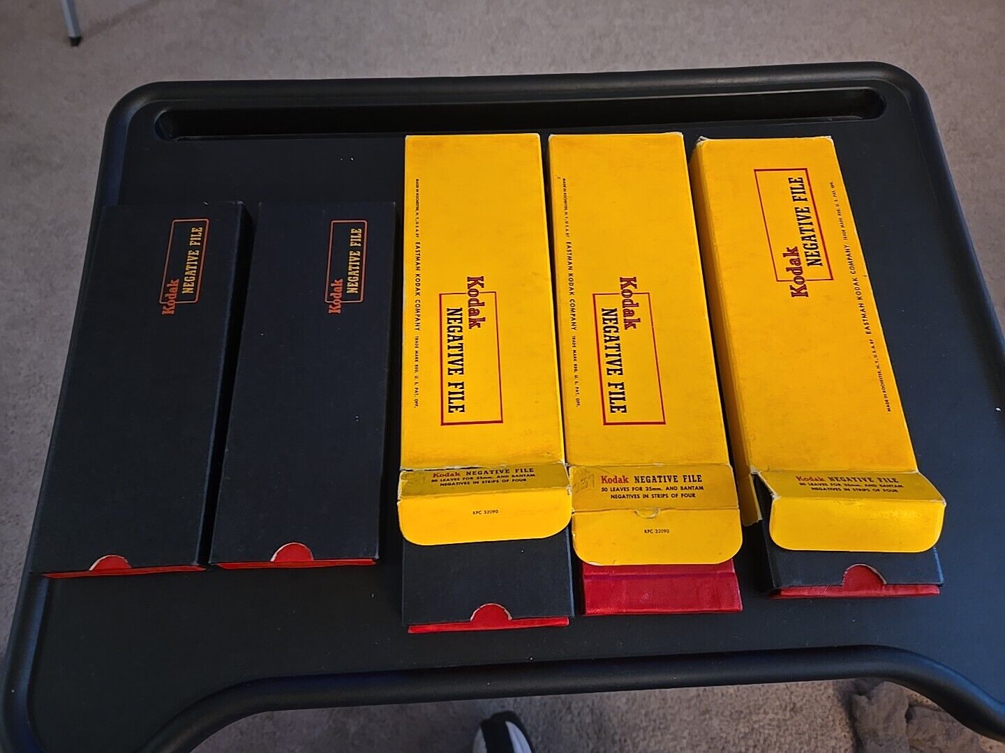 5  KODAK NEGATIVE FILES FOR 35mm and Bantam 50 Strips of 4 each Unused NOS