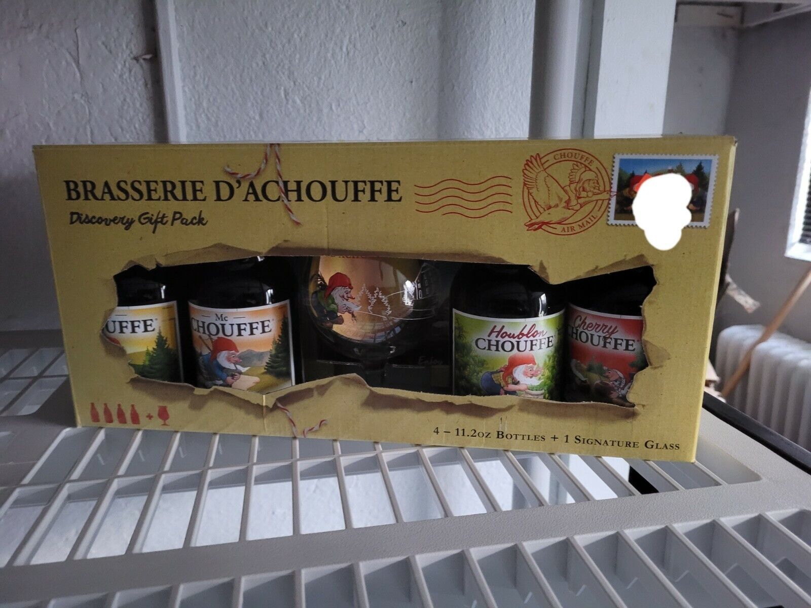 Brasserie d\'Achouffe (Chouffe) Tulip Beer Glass - Brand New 