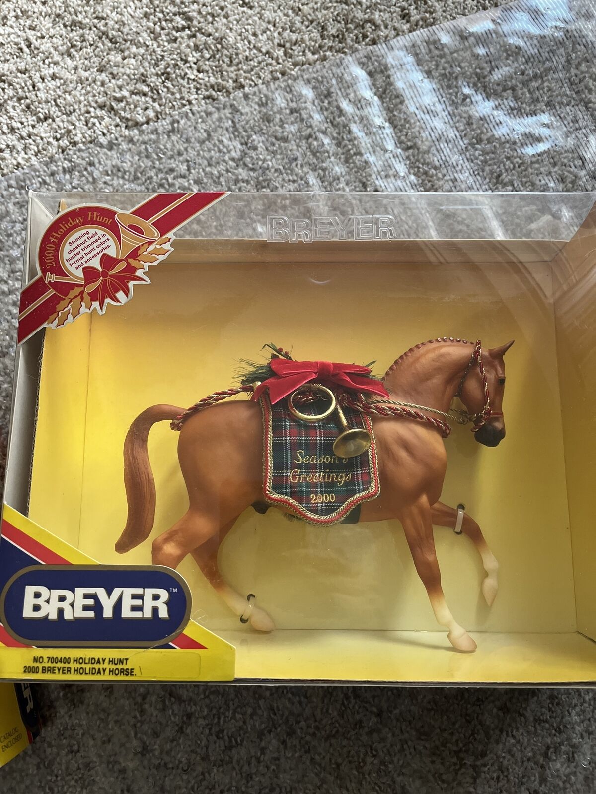 Breyer Horse Holiday 700400 Holiday Hunt Seasons Greetings Vintage 2000