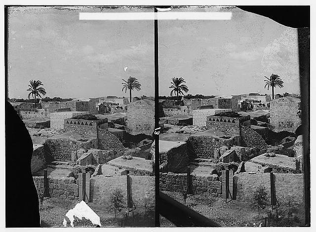 Jaffa to Jerusalem, General view of Lydda Lod 1920s Old Photo
