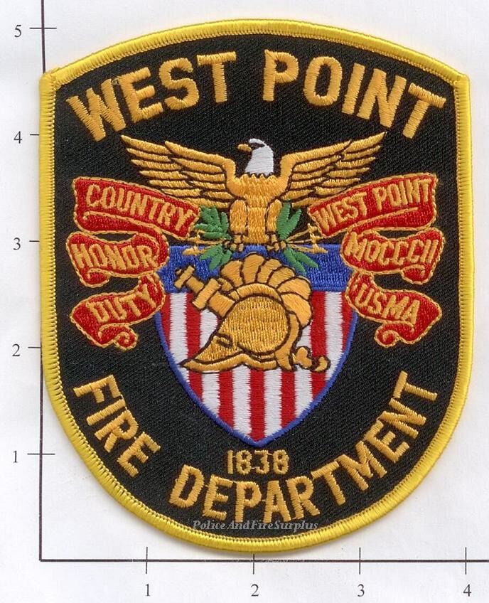 New York - West Point US Military Academy NY Fire Dept Patch 